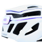 CASQUE VELO ADULTE GIST URBAIN LUXO BLANC IN-MOLD AVEC ECLAIRAGE USB 360° TAILLE 52-58 REGLAGE MOLETTE 8013271329901