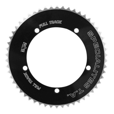 PLATEAU PISTE 5BRA D.144 TA FULL TRACK 54DTS NOIR ALU 7075 POUR CHAINE 3.17mm (1"1/8) 3662458005364