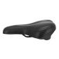 SELLE NEWTON CITY FLUIDYNAMIC DOUBLE DENSITE CONFORT 50 MODERATE NOIR AVEC ELASTOMERES 272x192mm (OFFRE SPECIALE) 3700948228258