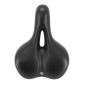 SELLE NEWTON CITY FLUIDYNAMIC DOUBLE DENSITE CONFORT 21 AVEC TROU CENTRAL MODERATE NOIR FEMME 268x199mm (OFFRE SPECIALE) 3700948228234