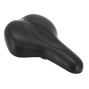 SELLE NEWTON CITY FLUIDYNAMIC DOUBLE DENSITE CONFORT 50 MODERATE NOIR AVEC ELASTOMERES 272x192mm (OFFRE SPECIALE) 3700948228258