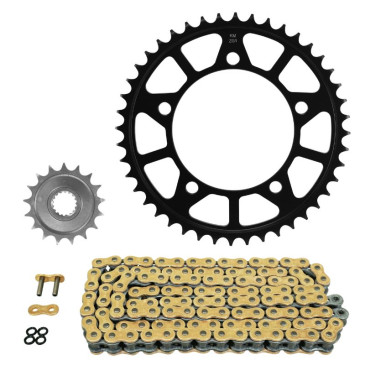 CHAIN AND SPROCKET KIT FOR BMW 900 F XR 2020>2021 525 17x44 (Ø SPROCKET 119/140/12.2) (OEM SPECIFICATIONS) -AFAM- 5400598212789