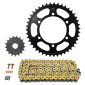 CHAIN AND SPROCKET KIT FOR SUZUKI 750 GSX S 2017>2021 525 17x43 (Ø SPROCKET 110/130/10.25) (OEM SPECIFICATIONS) -AFAM- 5400598161070