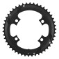 CHAINRING FOR ROAD BIKE Ø 110 - 4 ARMS - Ø110 FOR SHIMANO TIAGRA 4700 TA X110 WS 46 Teeth- External COMPATIBLE SORA 3000/CLARIS 2000 BLACK 9/10 Speed. 3662458018326