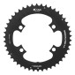 CHAINRING FOR ROAD BIKE Ø 110 - 4 ARMS - Ø110 FOR SHIMANO TIAGRA 4700 TA X110 WS 46 Teeth- External COMPATIBLE SORA 3000/CLARIS 2000 BLACK 9/10 Speed. 3662458018326