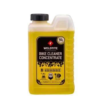 NETTOYANT VELO WELDTITE BIKE CLEANER NOUVELLE FORMULE CONCENTRE POUR REF 198647 (1L) - 1L DE CONCENTRE PERMET DE FAIRE 10L DE BIKE CLEANER 5013863031598