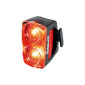 TAILLIGHT ON BATTERY - RECHARGEABLE USB- ON SEATPOST - SIGMA BUSTER 150 RL (BATTERY LIFE 20H) Black - VISIBLE 2000m 4016224156009