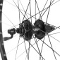 ROUE VTT DISQUE BLOCAGE 26" KARMA ARRIERE NOIR MOYEU SHIMANO M475 DISQUE 6 TROUS CASSETTE 11/10/9/8V NOIR RAYONS NOIRS 32 RAYONS JANTE 21C 3660429037451