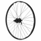 ROUE VTT DISQUE BLOCAGE 26" KARMA ARRIERE NOIR MOYEU SHIMANO M475 DISQUE 6 TROUS CASSETTE 11/10/9/8V NOIR RAYONS NOIRS 32 RAYONS JANTE 21C 3660429037451