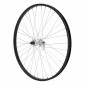 WHEEL FOR MTB- 26" FRONT - M 110 - Black - ALUMINIUM SILVER HUB - Quick release 3660429063146