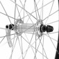 WHEEL FOR MTB- 26" FRONT - M 110 - Black - ALUMINIUM SILVER HUB - Quick release 3660429063146