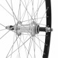 ROUE VTT PATIN 26" M110 ARRIERE NOIR MOYEU ARGENT ALU AXE PLEIN ROUE LIBRE 7/6V (VENDU AVEC ECROU 10X100) JANTE 21C 3660429063337