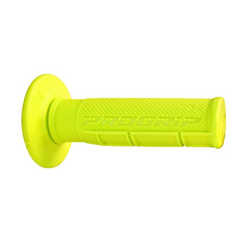 REVETEMENT POIGNEE PROGRIP MOTO OFF ROAD 794 SIMPLE DENSITE FLUO DESIGN JAUNE FLUO CLOSED END 115mm (CROSS/MX) (PAIRE) 0801766028327