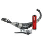 EXHAUST FOR 50cc MOTORBIKE- VOCA CROSS ROOKIE FOR BETA 50 RR 2021> (LOW MOUNTING - ALUMINIUM RED SILENCER) 3700948276129