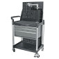 TOOL CABINET - WORKSHOP TOOL CABINET - 3 Drawers - on wheels - With arm/bicycle support (L 850 x l 480 x h 950mm) 3700948241646