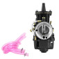 CARBURETOR TYPE PWK 28 BLACK - Flat slide - Power Jet / Choke Lever - PREMIUM QUALITY -P2R- 3700948239490