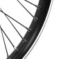 ROUE BMX 20" AVANT NOIR MOYEU ALU NOIR 48T. AXE PLEIN 3/8 AVEC ECROUS JANTE 25C 3700948277218