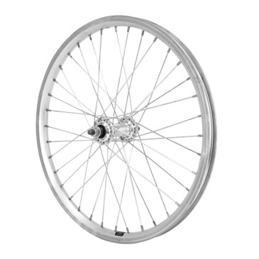 WHEEL FOR MTB/URBAN 20" FRONT - FULL ALUMINIUM -DOUBLE WALLED (sold with nuts 10X100) 3660429088811