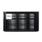 PLASTIC CRATE - BASIL BLACK 40Lt (recycled plastic) ON FRONT or REAR (50x36x27cm) 8715019211584