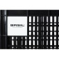 PLASTIC CRATE - BASIL BLACK 40Lt (recycled plastic) ON FRONT or REAR (50x36x27cm) 8715019211584