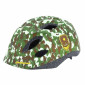 CASQUE VELO ENFANT POLISPORT JUNIOR ARMY VERT TAILLE 52-56cm AVEC MOLETTE ET ECLAIRAGE LED (VENDU SUR CARTE) 5604415123986