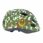 CASQUE VELO ENFANT POLISPORT JUNIOR ARMY VERT TAILLE 52-56cm AVEC MOLETTE ET ECLAIRAGE LED (VENDU SUR CARTE) 5604415123986