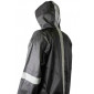 RAIN PONCHO - ADULT - P2R M Black - WATERPROOF WITH HOOD - from 1.68 > 1.78m 3700256045639