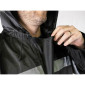 RAIN PONCHO - ADULT - P2R M Black - WATERPROOF WITH HOOD - from 1.68 > 1.78m 3700256045639