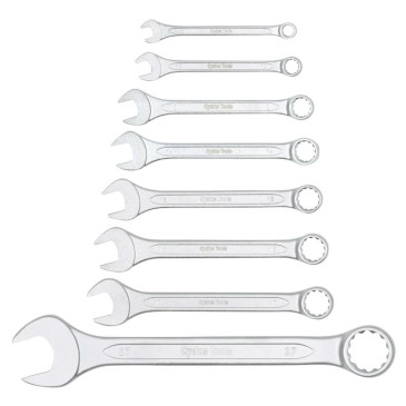 OUTIL CLES MIXTES PLATES ET POLYGONALES CYCLUS ACIER CHROME (JEU 8 PIECES) 4250968700443