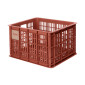 PLASTIC CRATE - BASILRED EARTH 29Lt (recycled plastic) ON FRONT or REAR 8715019211379