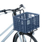 PANIER / CAISSE PLASTIQUE RECYCLE BASIL BLEU 29L AVANT/ARRIERE 8715019211355