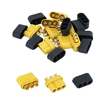 CONNECTOR MR30 FOR E-SCOOTER - 5 pin male+ 5 pin female -SELECTION P2R- 7427251493321