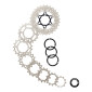 CASSETTE 10V. SUNRACE RS1 11-25 ROUTE POUR SHIMANO (NIVEAU 105) METALLIC ARGENT (LIVRE EN BOITE) (11-12-13-14-15-17-19-21-23-25) (1 BLOC + PIGNONS) 4710944254792