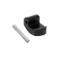 LOQUET/BLOCAGE CHARNIERE DE VERROUILLAGE RENFORCE POUR TROTTINETTE XIAOMI M365, 1S, ESSENTIAL, PRO, PRO 2 ACIER NOIR (AVEC GOUPILLE) (VENDU A L'UNITE) -SELECTION P2R- 7427251898386