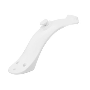 REAR MUDGUARD FOR E-SCOOTER XIAOMI M365, ESSENTIAL, 1S, PRO, PRO 2 WHITE - SHORT -SELECTION P2R- 7427136176110