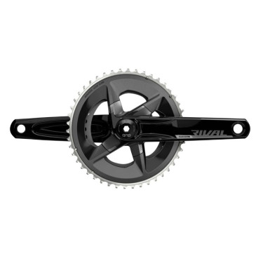 PEDALIER ROUTE SRAM 12V. RIVAL ALU GRAVEL AXE INTEGRE DUB 172.5mm 46x33dts ENTRAXE PLATEAUX 107mm (SANS CUVETTES) 0710845864599