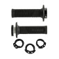 GRIP- DOMINO ORIGINAL- OFF ROAD D100 BLACK - CLOSED END/LOCK ON (116-125mm) (supplied with 4 rings) (PAIR) 8033900031883