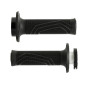 GRIP- DOMINO ORIGINAL- OFF ROAD D100 BLACK - CLOSED END/LOCK ON (116-125mm) (supplied with 4 rings) (PAIR) 8033900031883