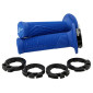 GRIP- DOMINO ORIGINAL- OFF ROAD D100 BLUE - CLOSED END/LOCK ON (116-125mm) (supplied with 4 rings) (PAIR) 8033900017894