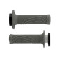 GRIP- DOMINO ORIGINAL- OFF ROAD D100 GREY - CLOSED END/LOCK ON (116-125mm) (supplied with 4 rings) (PAIR) 8033900016927