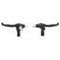 BRAKE LEVERS SET- -FOR MTB/URBAN- "4 FINGER" TEKTRO - With integrated bell - For V-Brakes - COMPATIBLE GRIPSHIFT (PAIR) 3700948239650