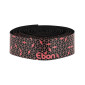 RUBAN DE GUIDON / CINTRE NEWTON EBON NOIR DEGRADE ROUGE AVEC BOUCHONS (CONFORTABLE EPAISSEUR 2.6mm) -GUIDOLINE- 3700948242810