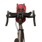 SACOCHE DE CINTRE/GUIDON VELO ZEFAL Z ADVENTURE F18 AERO ROUGE FIXATION VELCROS (Lg41cmxD16.5 - 8 LITRES) 3420586601212