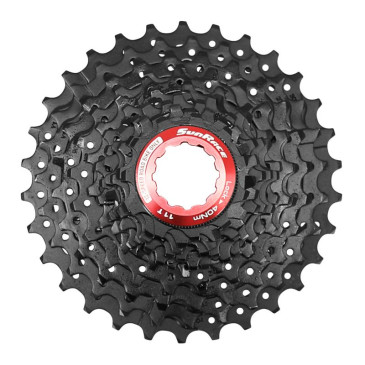 CASSETTE 12 Speed. SUNRACE 11-30 MZ90 COMPATIBLE SHIMANO/SRAM/SUNRACE BLACK (IN BOX) 4711264330685