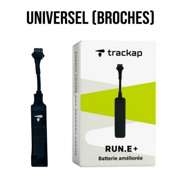 TRACKER / TRACEUR / DISPOSITIF DE SECURITE TRACKAP GPS RUN E+ 2023 UNIVERSEL (BROCHES) avec 1 an abonnement base 3770017992144