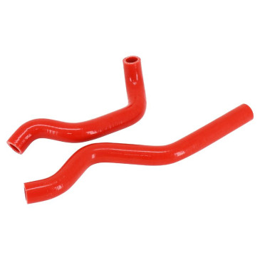 COOLANT HOSE FOR RIEJU 50 MRT/BETA 50 RR/SHERCO 50 SM - RED SILICONE (SOLD PER 2) -P2R- 3700948243169