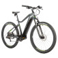 EBIKE - MTB LEADER FOX 29'' SWAN 2023 "For men" Grey - 9 Speed - BAFANG CENTRAL ENGINE M300 36V 80Nm BATTERY 15Ah (Frame 21,5" - 55cm - XL - ( RIDER SIZE from 185cm > plus) 8592826034649