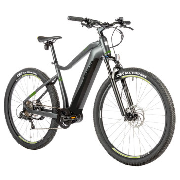 EBIKE - MTB LEADER FOX 29'' SWAN 2023 "For men" Grey - 9 Speed - BAFANG CENTRAL ENGINE M300 36V 80Nm BATTERY 15Ah (Frame 21,5" - 55cm - XL - ( RIDER SIZE from 185cm > plus) 8592826034649