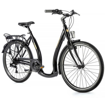 URBAN BIKE 26" LEADER FOX EMA 2023 "For Lady" Black - 7 Speed - 17" Aluminium frame (Rider's size 165 > 173 cm) 8592826033802