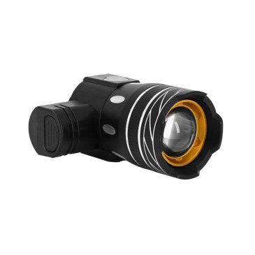 HEADLIGHT FOR E-SCOOTER XIAOMI - LEDS RECHARGEABLE USB (adjustable with bracket) -SELECTION P2R- 7427251898508